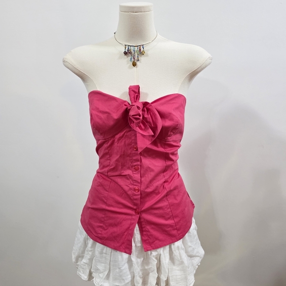 hot pink dress with sequins Portia & Scarlett hot pink dress, size 0, NEW WITH TAGS! main image 1